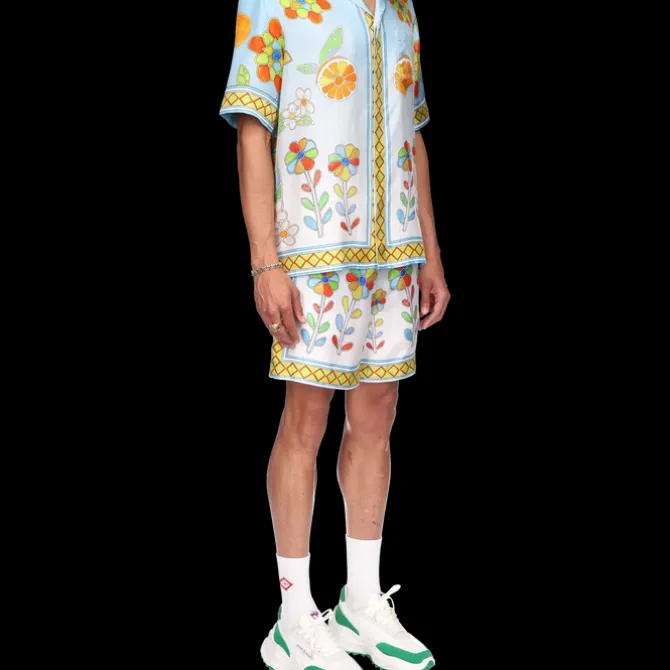 Yoruba Flowers Silk Shirt
