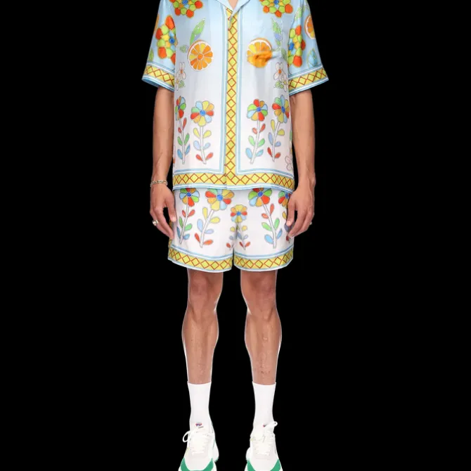 Yoruba Flowers Silk Shirt